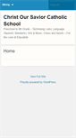 Mobile Screenshot of christoursaviorcatholicschool.org